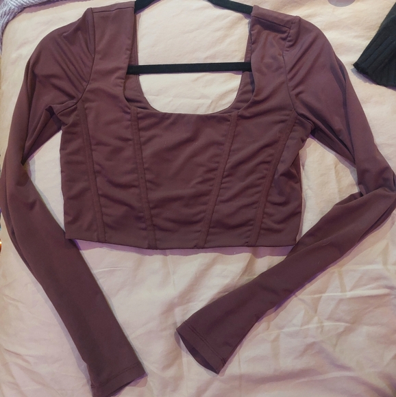 Dynamite- Pia Corset Crop Top - Picture 3 of 3